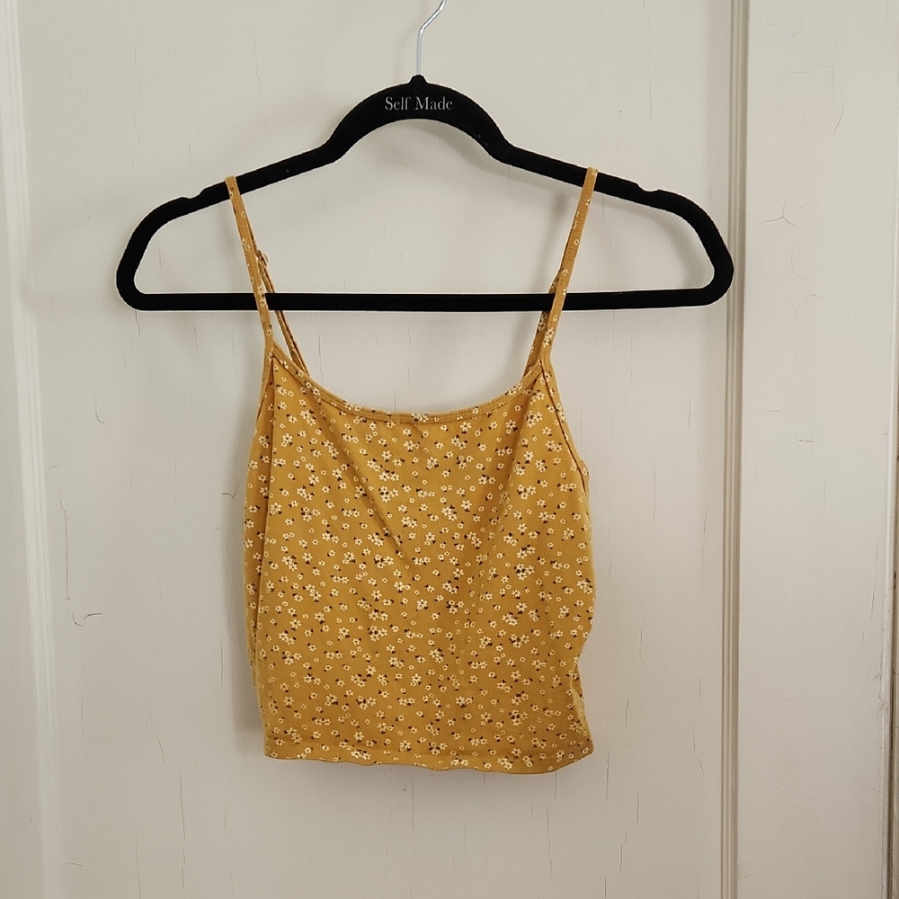 American Eagle Outfitters Yellow Floral Camisole